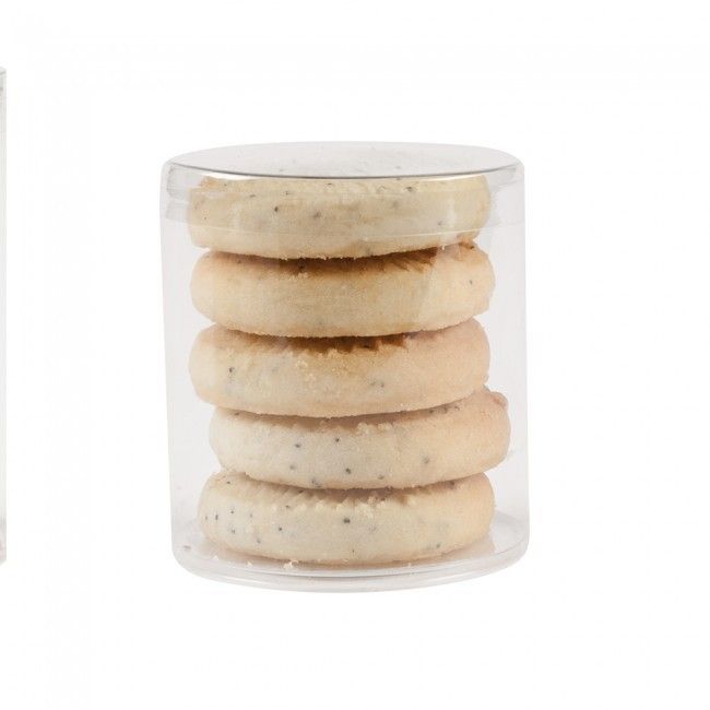 Clear - Candy Tube - 3-1/2 (Dia) x 3" (H)