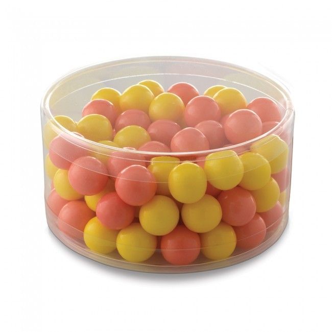Clear - Clear Round Candy Box - 4 (Dia) x 2" (H)