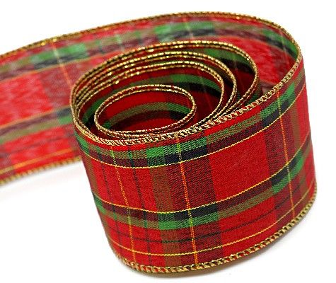 Tartan Plaid - Tartan Plaid Ribbon - 2-1/2" x 50 Yards
