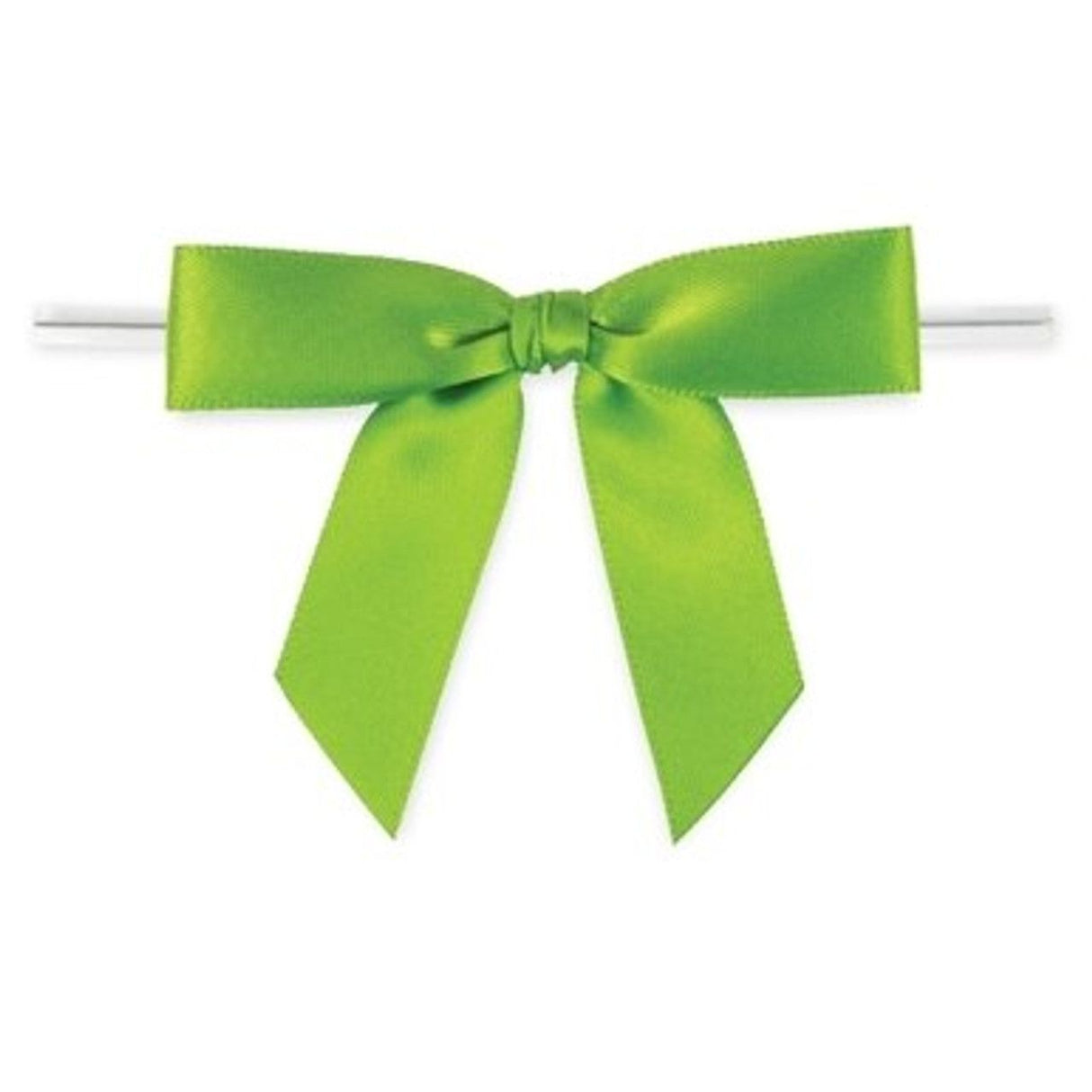 Kiwi - Bow with Twist Tie - 2-3/4" Width Bow - 4" Twist Tie