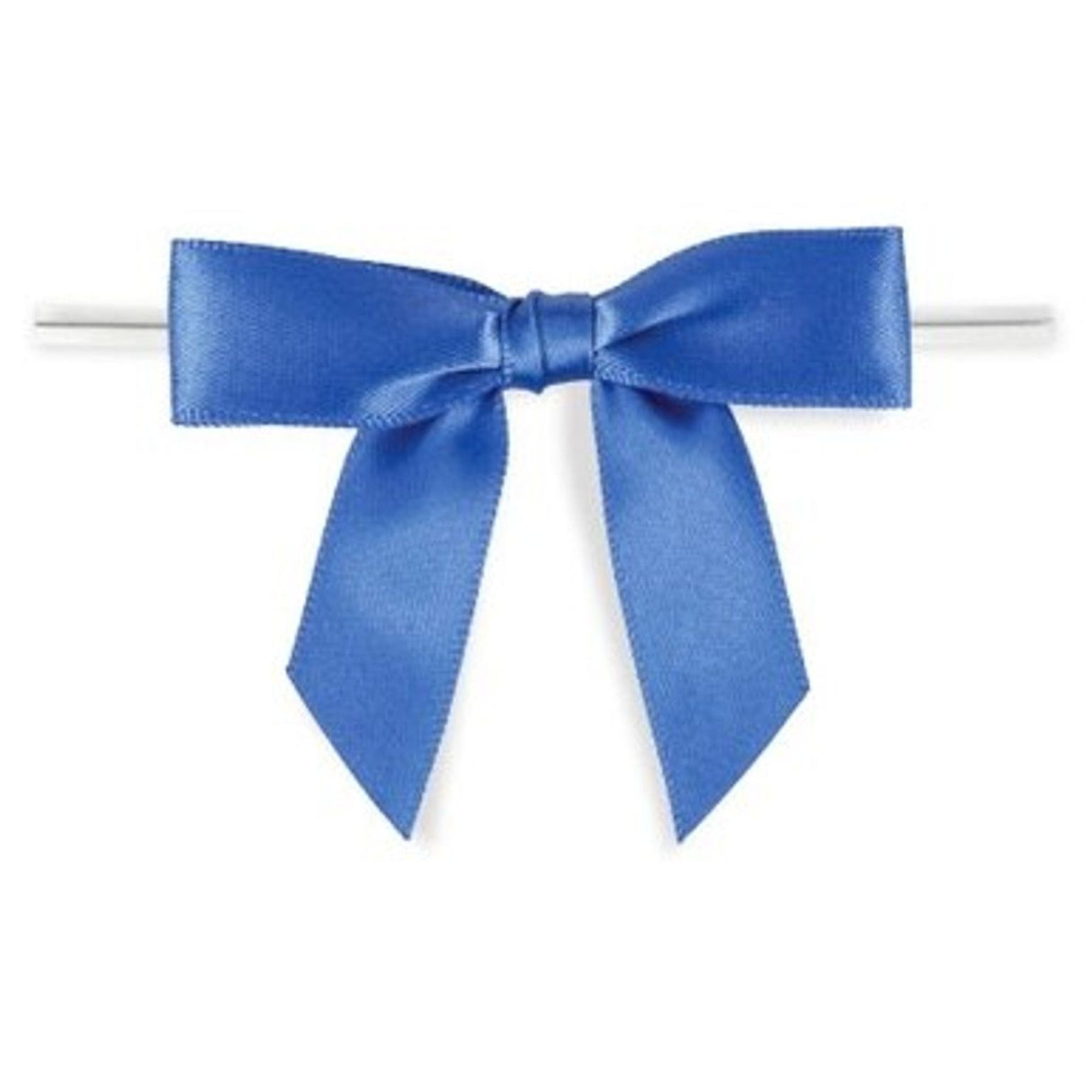 Periwinkle - Bow with Twist Tie - 2-3/4" Width Bow - 4" Twist Tie