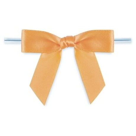 Yellow Gold - Bow with Twist Tie - 2-3/4" Width Bow - 4" Twist Tie