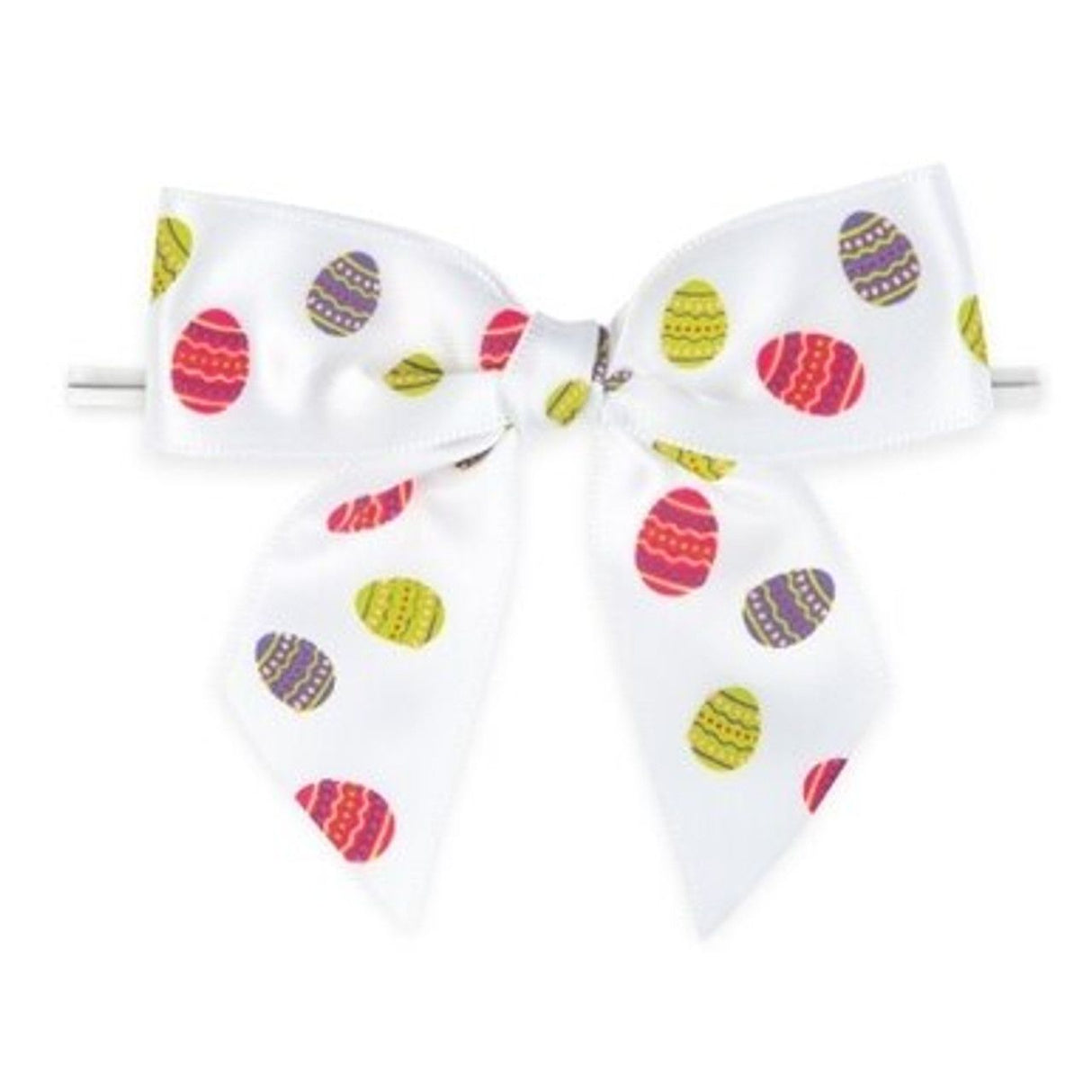 Contemporary Easter - Bow with Twist Tie - 3-1/2" Width Bow - 4" Twist Tie