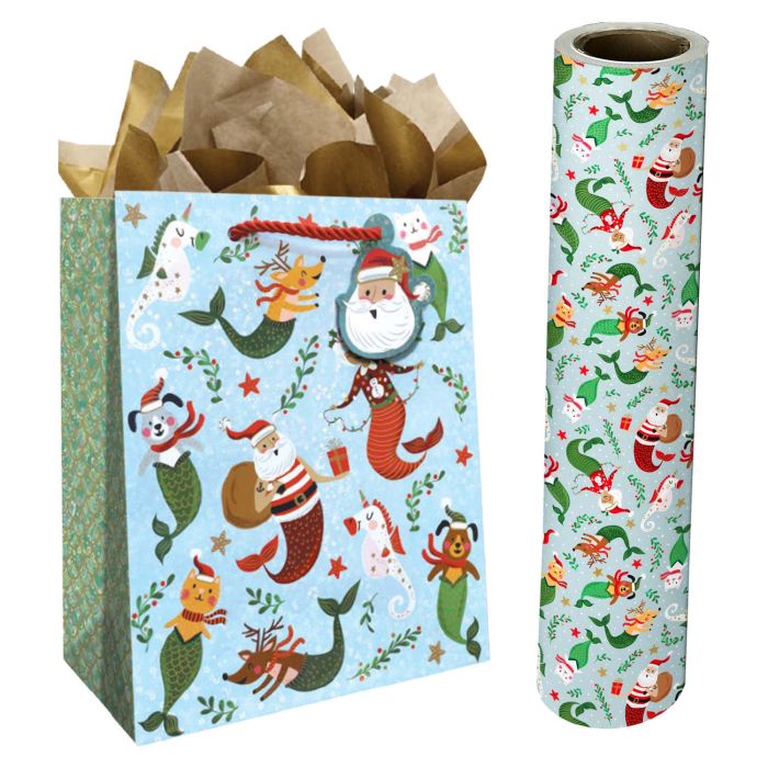 Undersea Holiday Gift Bags & Wrapping Paper