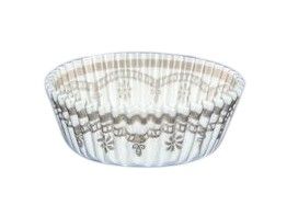 White/Gold Design - Baking Cup - 2" (Dia) x 7/8" (H)