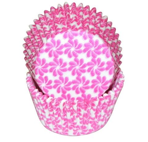 Pinwheel Pink - Baking Cup - 2" (Dia) x 1-1/4" (H)