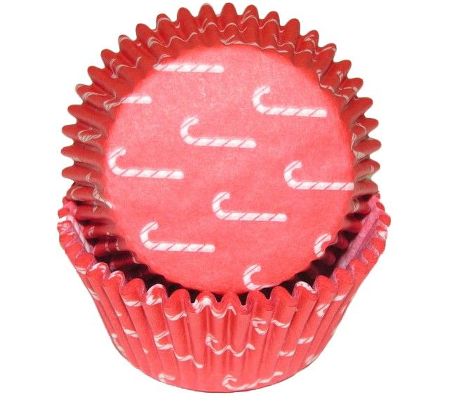 Candy Cane - Baking Cup - 2" (Dia) x 1-1/4" (H)