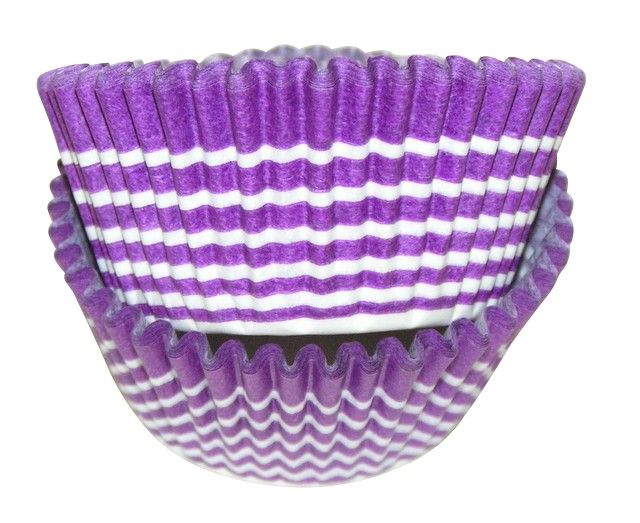 Circle Design Purple - Baking Cup - 2" (Dia) x 1-1/4" (H)