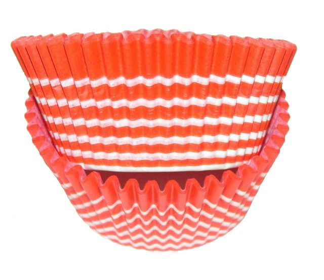 Circle Design Orange - Baking Cup - 2" (Dia) x 1-1/4" (H)
