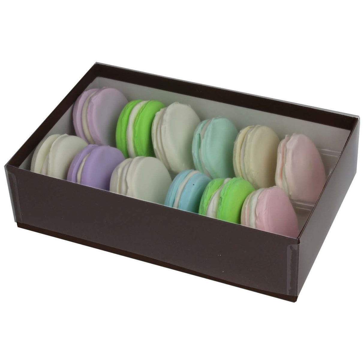 Black Onyx - Macaron Box - 8-1/8 x 5-1/4 x 2-3/16"