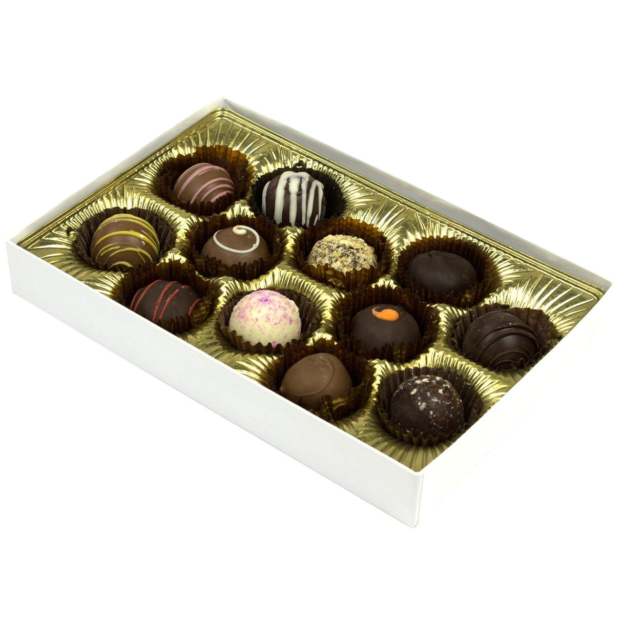 White Gloss - Clear Lid - Rigid Candy Box - Lid & Base - (1/2 lb) 8-1/8 x 5-1/4 x 1-1/8"