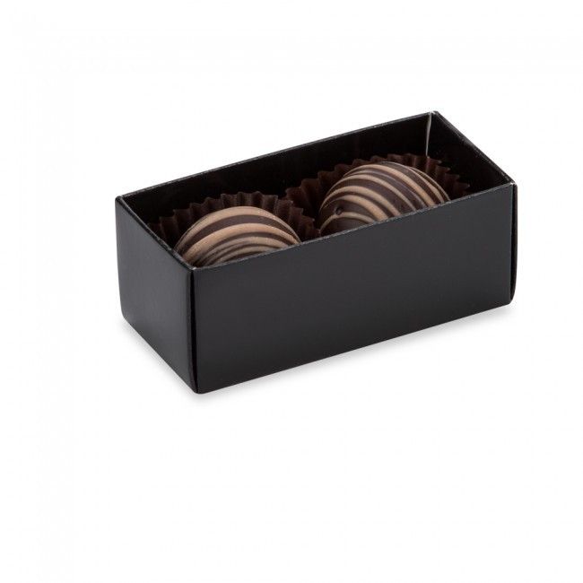 Black/Clear Lid - Long Candy Box - (2 Pc.) 2-3/4 x 1-1/4 x 1-1/8"