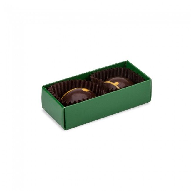 Emerald/Clear Lid - Long Artisan Candy Box - (2 Pc.) 2-3/4 x 1-1/4 x 3/4"