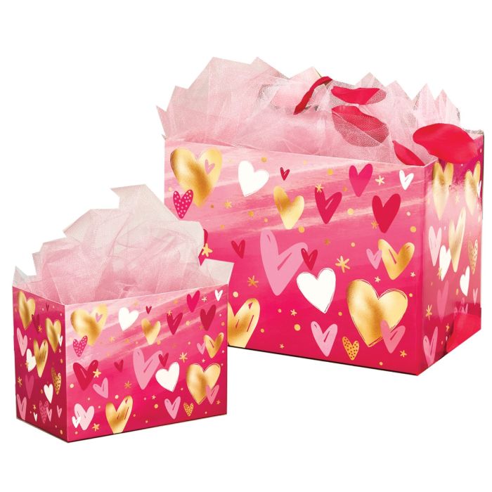 Heart Valentine Basket Boxes