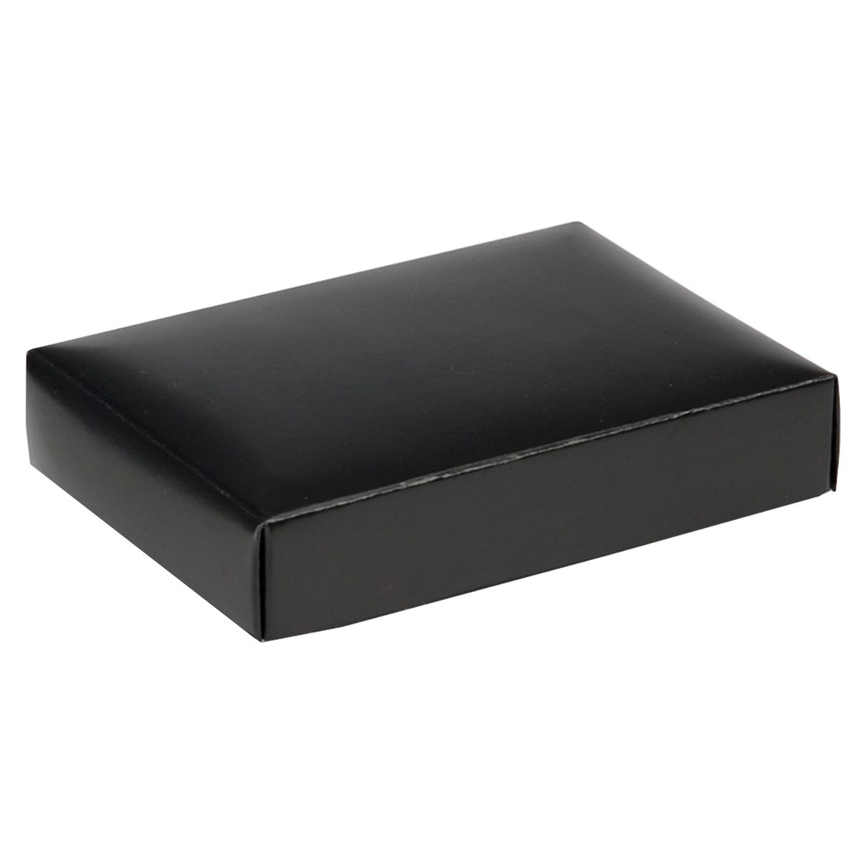 Black - Macaron Box Lid - Lid - 6-3/8 x 4-3/4 x 1"