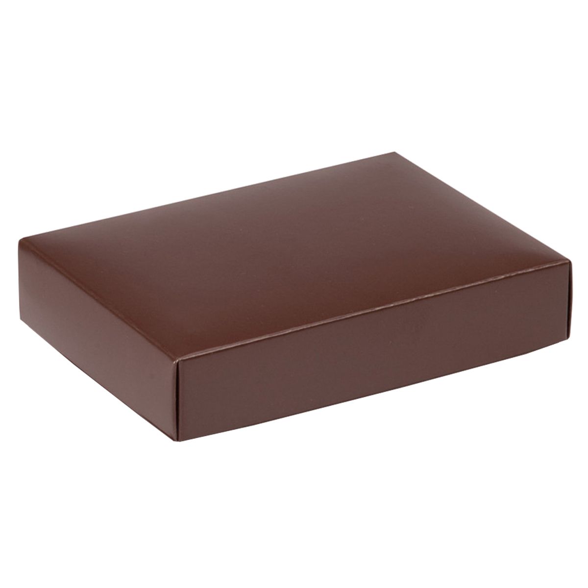 Brown - Macaron Box Lid - Lid - 4-3/4 x 3-1/4 x 1"
