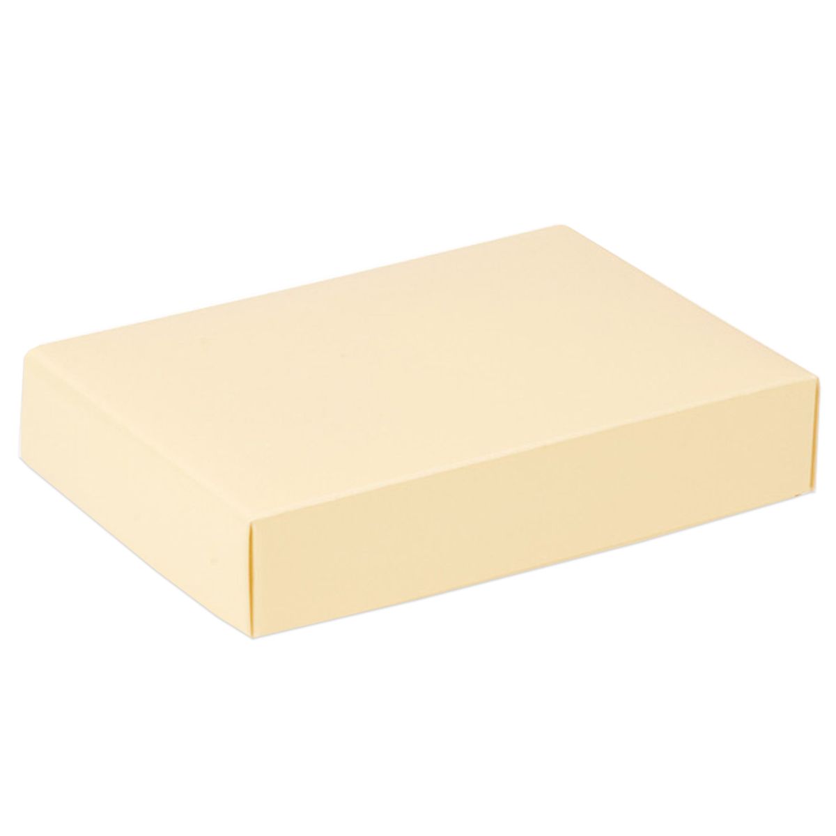 Cream - Macaron Box Lid - Lid - 6-3/8 x 4-3/4 x 1"