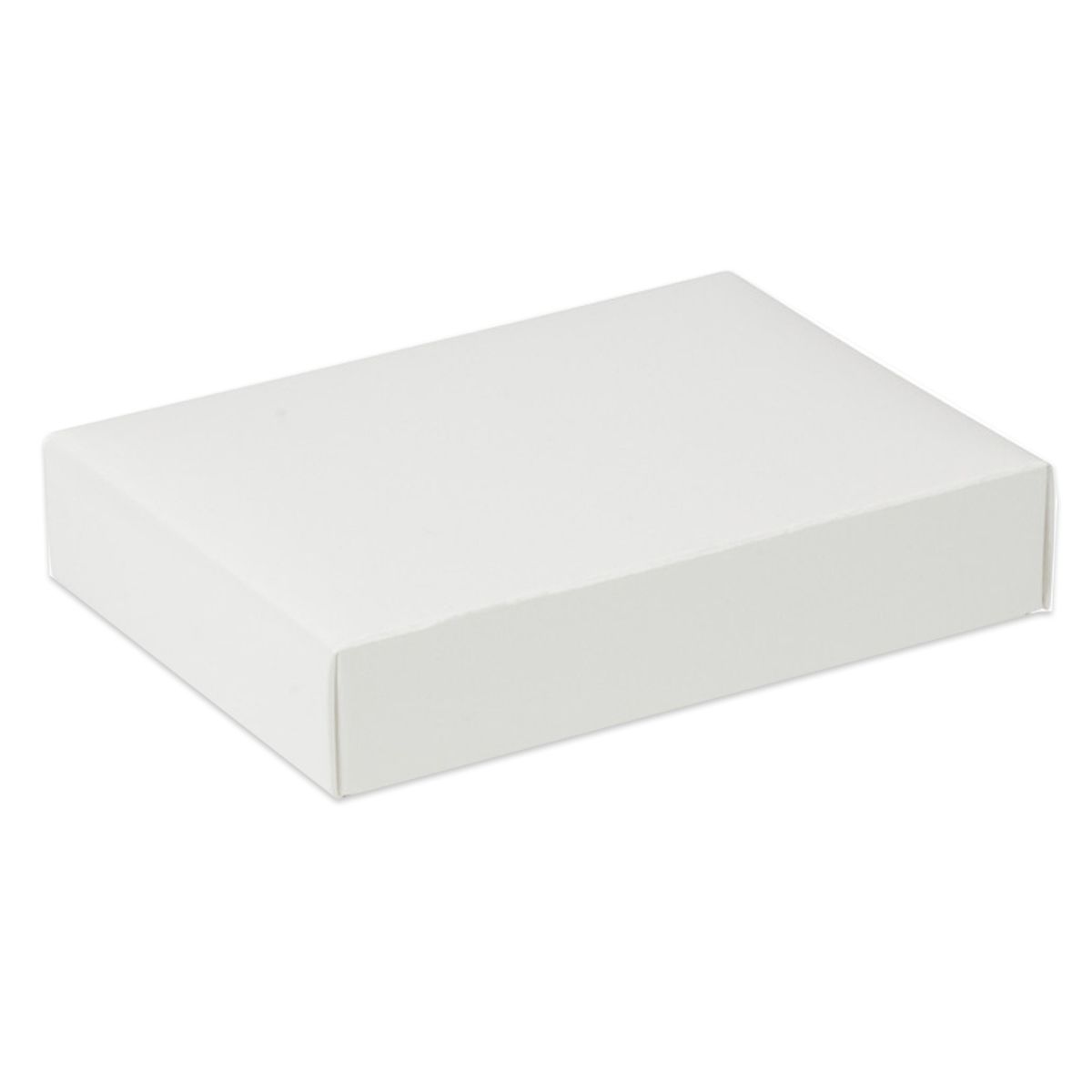 White - Candy Box Lid - Lid - 6-3/8 x 4-3/4 x 1"