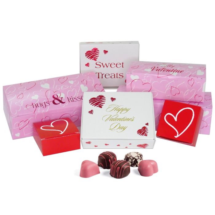 Whimsical Heart Valentine Candy Boxes