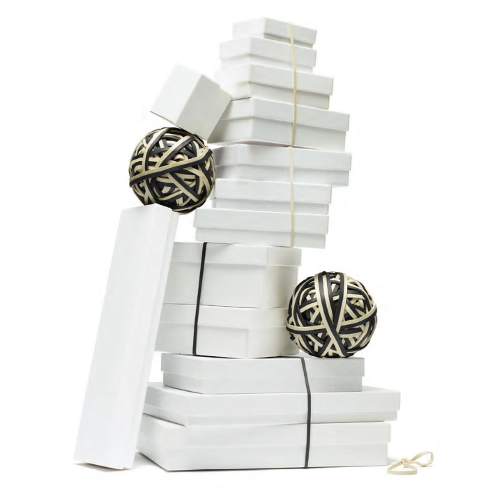 Classic White Swirl Jewelry Boxes