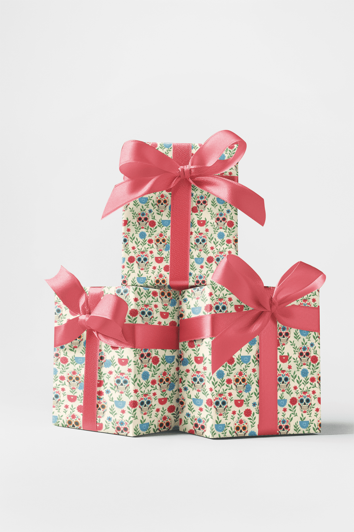 Fiesta de Calaveras - Day of the Dead Skulls Wrapping Paper