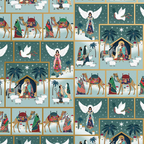 Nativity Scene - Gift Wrap - Ream Gift Wrap Roll (30" x 833 ft.)