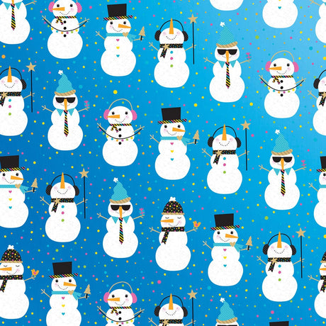 Snowman Party - Gift Wrap - Ream Gift Wrap Roll (30" x 833 ft.)