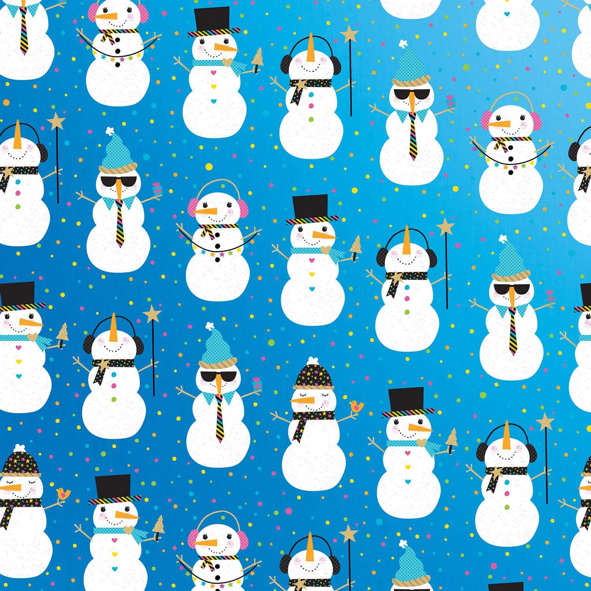 Snowman Party - Gift Wrap - Ream Gift Wrap Roll (30" x 833 ft.)
