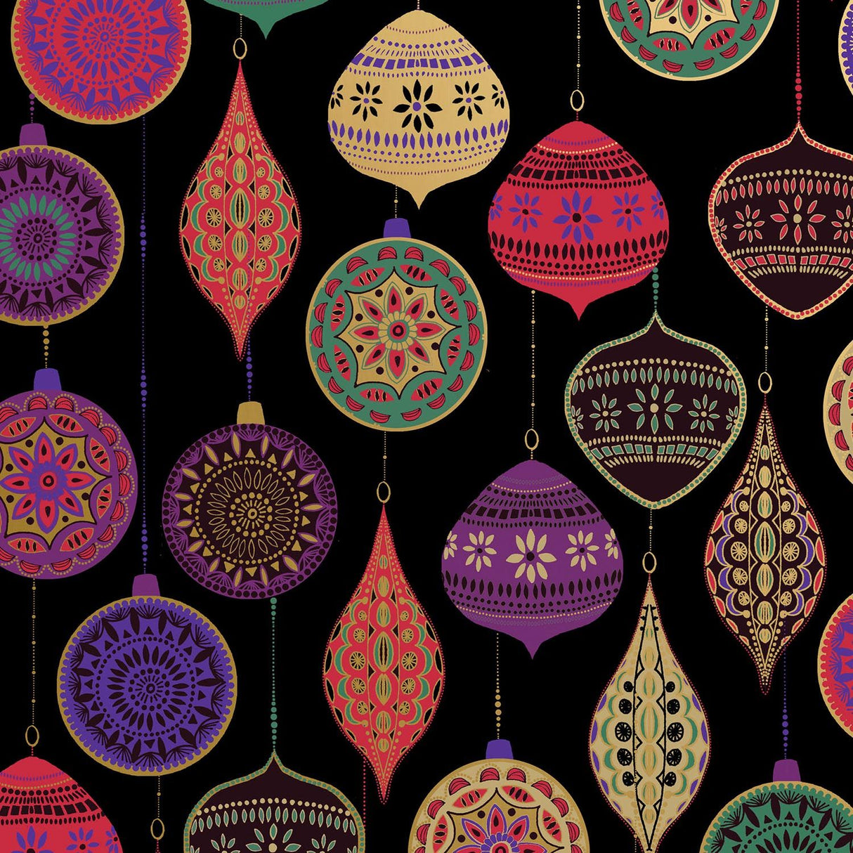 Opulent Ornament - Gift Wrap - Ream Gift Wrap Roll (30" x 833 ft.)