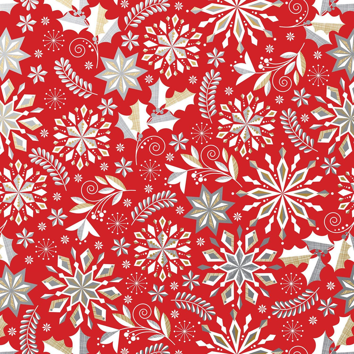 Merriment Red - Gift Wrap - Ream Gift Wrap Roll (30" x 833 ft.)