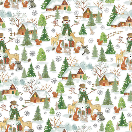 Holiday Woodland - Gift Wrap - Jumbo Roll (30" x 10 ft.)