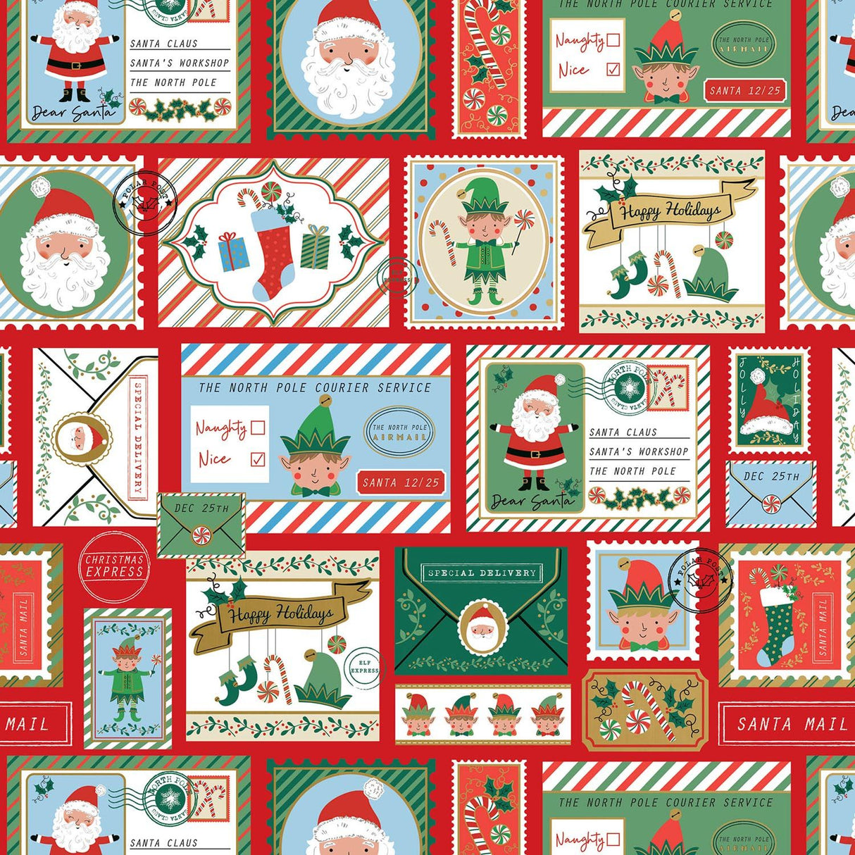 North Pole Bound - Gift Wrap - Ream Gift Wrap Roll (30" x 833 ft.)