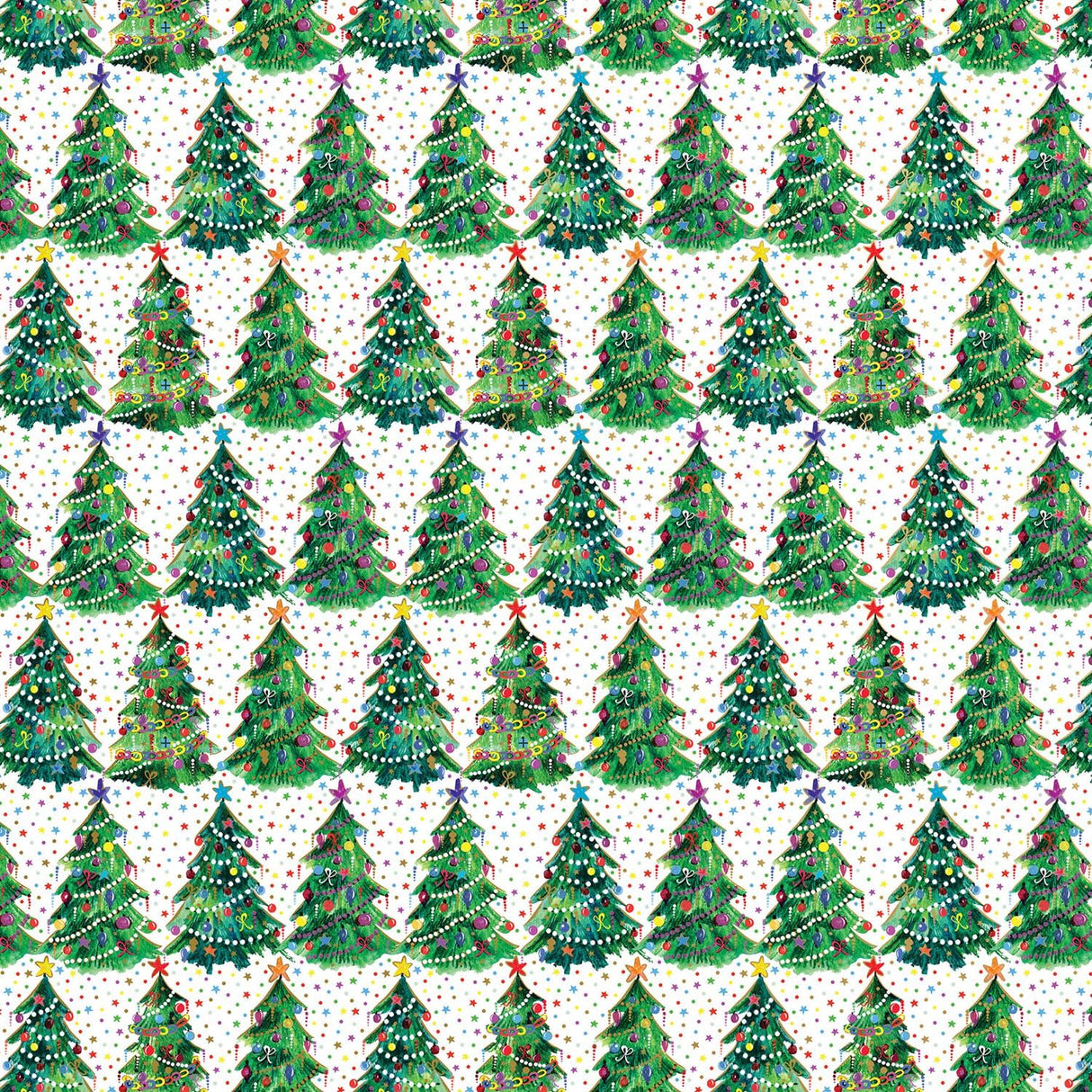 Christmas Trees - Gift Wrap - Jumbo Roll (30" x 10 ft.)