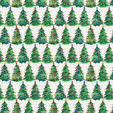 Christmas Trees - Gift Wrap - Jumbo Roll (30" x 10 ft.)
