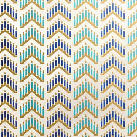 Modern Hanukkah - Gift Wrap - Ream Gift Wrap Roll (30" x 833 ft.)