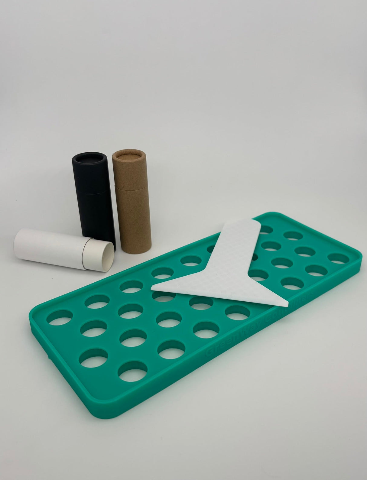 Reusable Silicone Filling Trays for Lip Balm Tubes