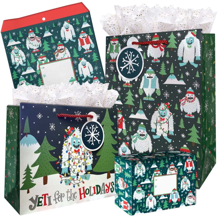 Yeti for the Holidays Gift Bags, Wrapping Paper, & Mailers