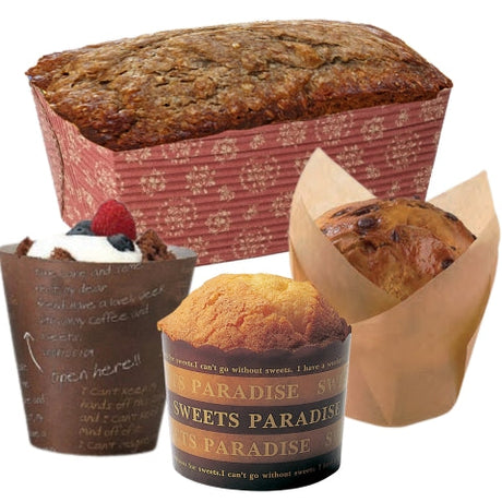Baking Cups & Trays for Muffins - Tarts - Breads
