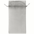 Silver - Flat Organza Bag - 6 x 10"