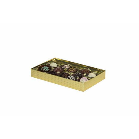 Gold Diamond - Clear Lid Rigid Candy Boxes