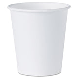 Dart White Paper Water Cups, 3 oz, 100/Bag, 50 Bags/Carton
