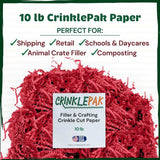 10 LB Red Crinkle Paper