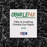 10LB Black Crinkle Paper