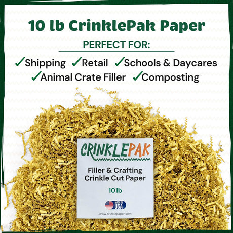 10 LB French Vanilla Crinkle Paper Filler