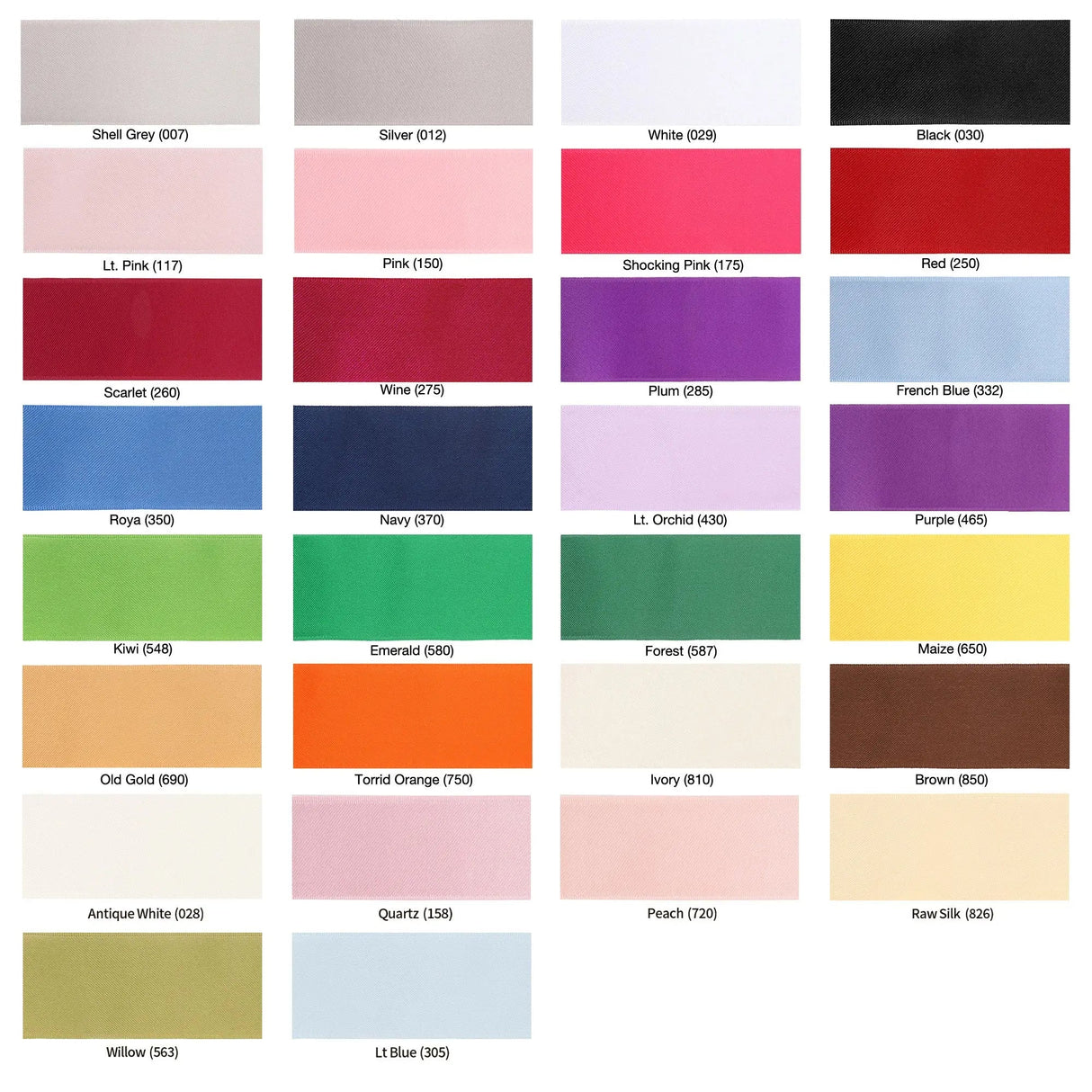 Single Face Satin Ribbon | Raw Silk (826)