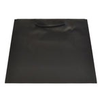 Matte Black - Trapezoid Tote - 12.5" (L-Top) / 16" (L-Bottom) x 5.25" (W) x 11" (H)