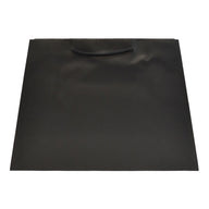 Matte Black - Trapezoid Tote - 12.5" (L-Top) / 16" (L-Bottom) x 5.25" (W) x 11" (H)