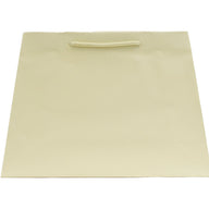 Matte Ivory - Trapezoid Tote - 12.5" (L-Top) / 16" (L-Bottom) x 5.25" (W) x 11" (H)