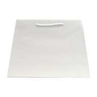 Matte White - Trapezoid Tote - 12.5" (L-Top) / 16" (L-Bottom) x 5.25" (W) x 11" (H)