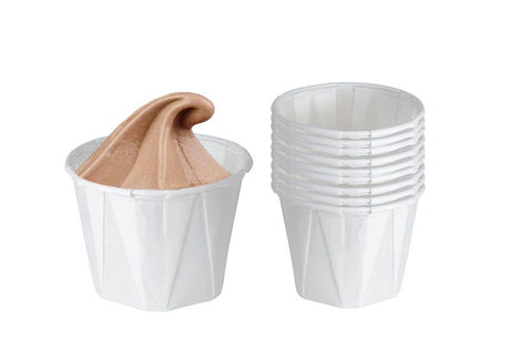 White Portion Cups